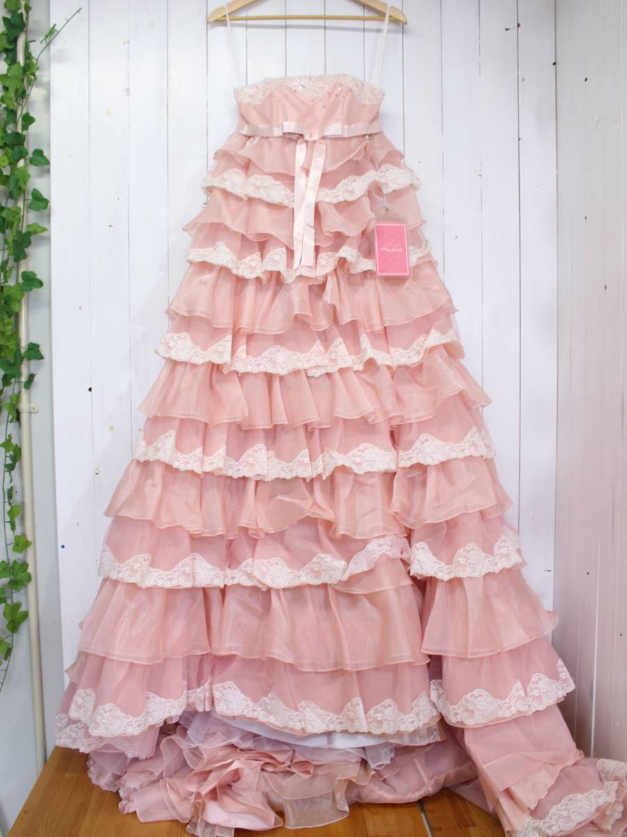 ■アヤナチュール Aya na ture■結婚式 ウェディングドレス 2way カラードレス プリンセスドレス ピンク