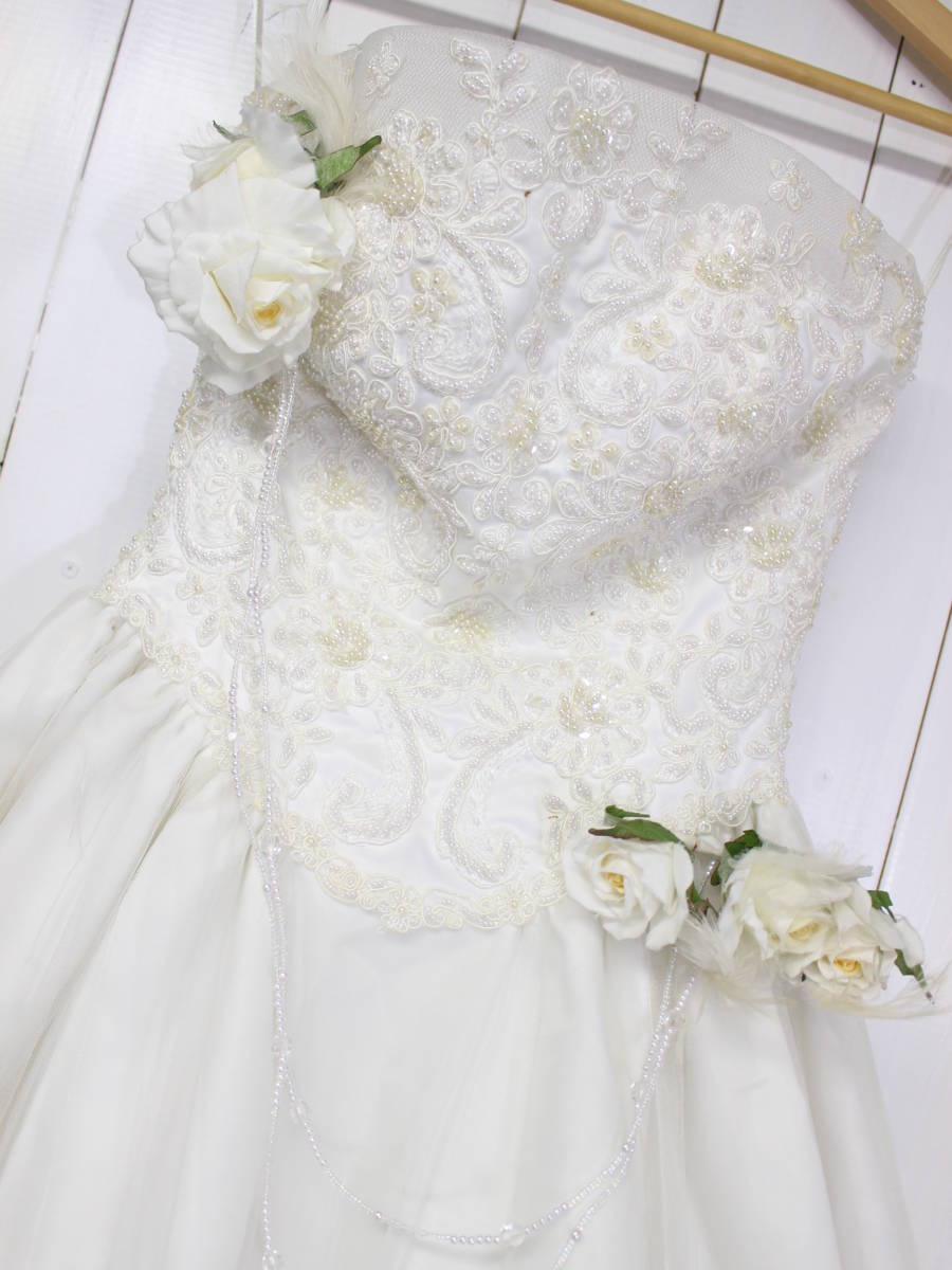 結婚式 ウェディングドレス プリンセスドレス ホワイト_画像3
