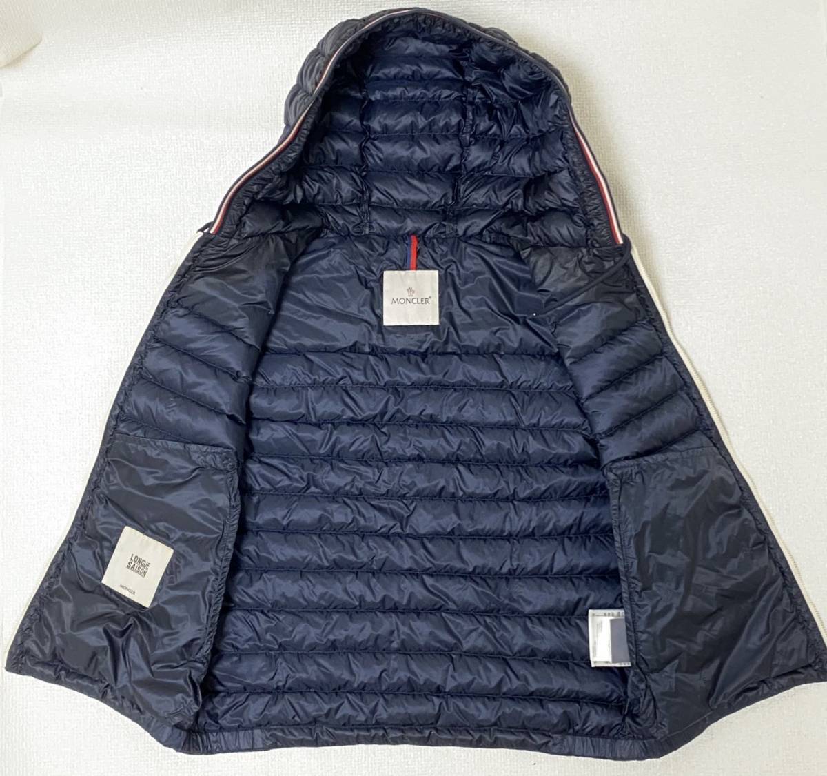 【国内正規品】MONCLER モンクレール シリアク ジレ ナイロンジップアップ ダウンベストフード付き サイズ：2【中古】_画像2