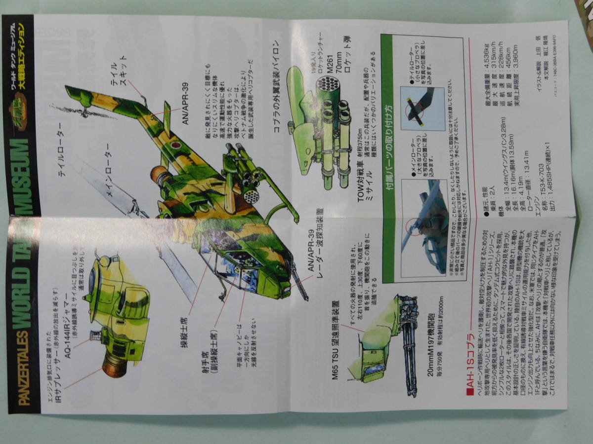 1/144 タカラ WTM 大戦略エディション AH-1S コブラ 米軍仕様機 海洋堂_画像3