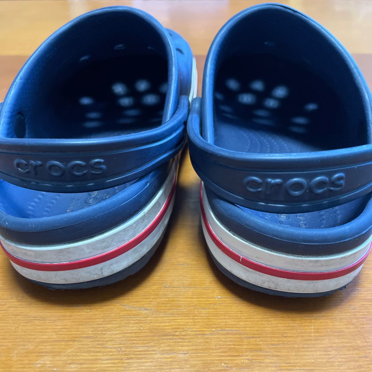 クロックス crocs クロックバンド j1 20cm ネイビー　紺色　キッズ　ジュニア_画像4