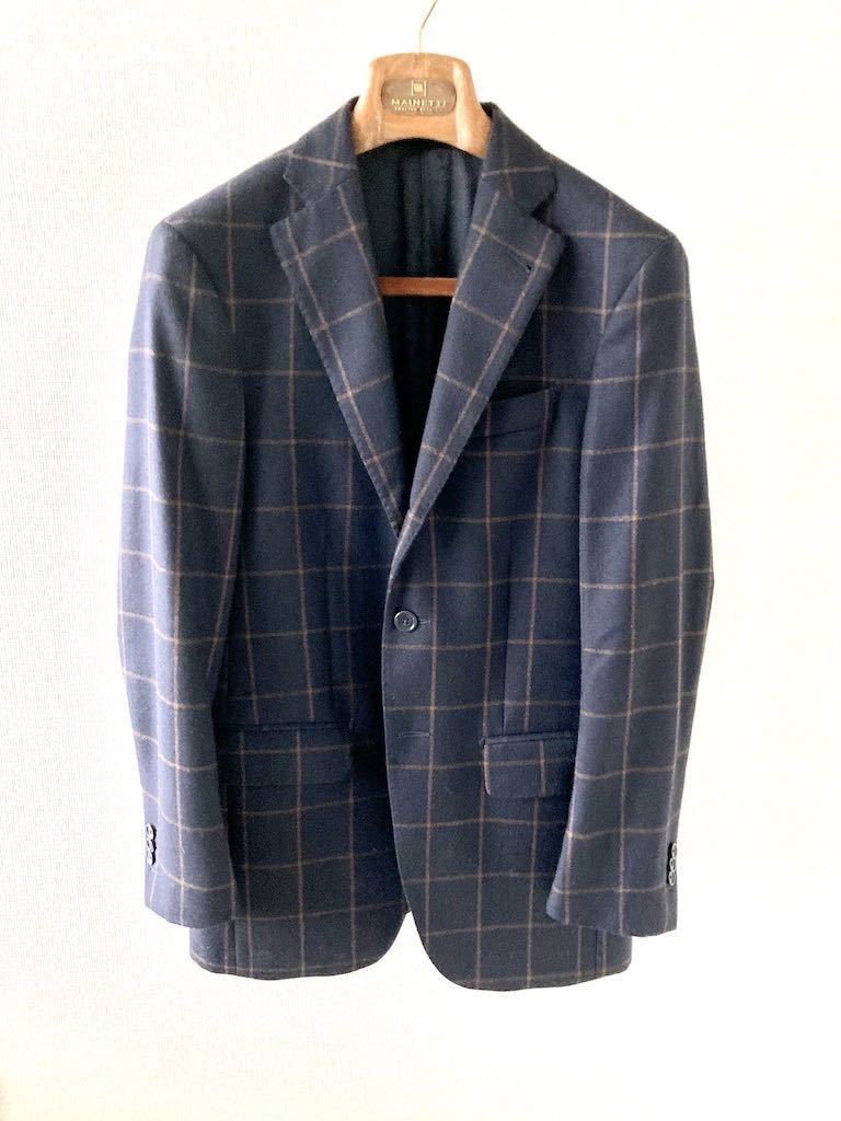Sartoria LATORRE 44 ネイビー ブラウンペーン サルトリアラトレ Sartoria LATORRE 44 ネイビー ブラウンペーン サルトリアラトレ