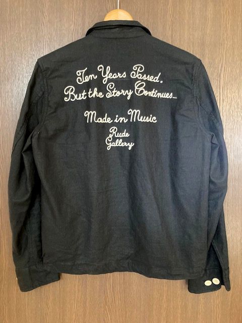 チバユウスケ着 RUDE GALLERY 10TH STORY EMBROIDERY BLOUSON チバユウスケ着 RUDE GALLERY 10TH STORY EMBROIDERY BLOUSON