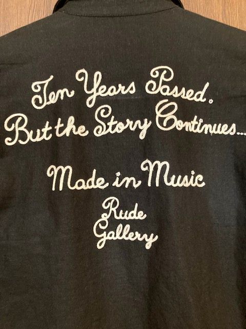 チバユウスケ着 RUDE GALLERY 10TH STORY EMBROIDERY BLOUSON チバユウスケ着 RUDE GALLERY 10TH STORY EMBROIDERY BLOUSON
