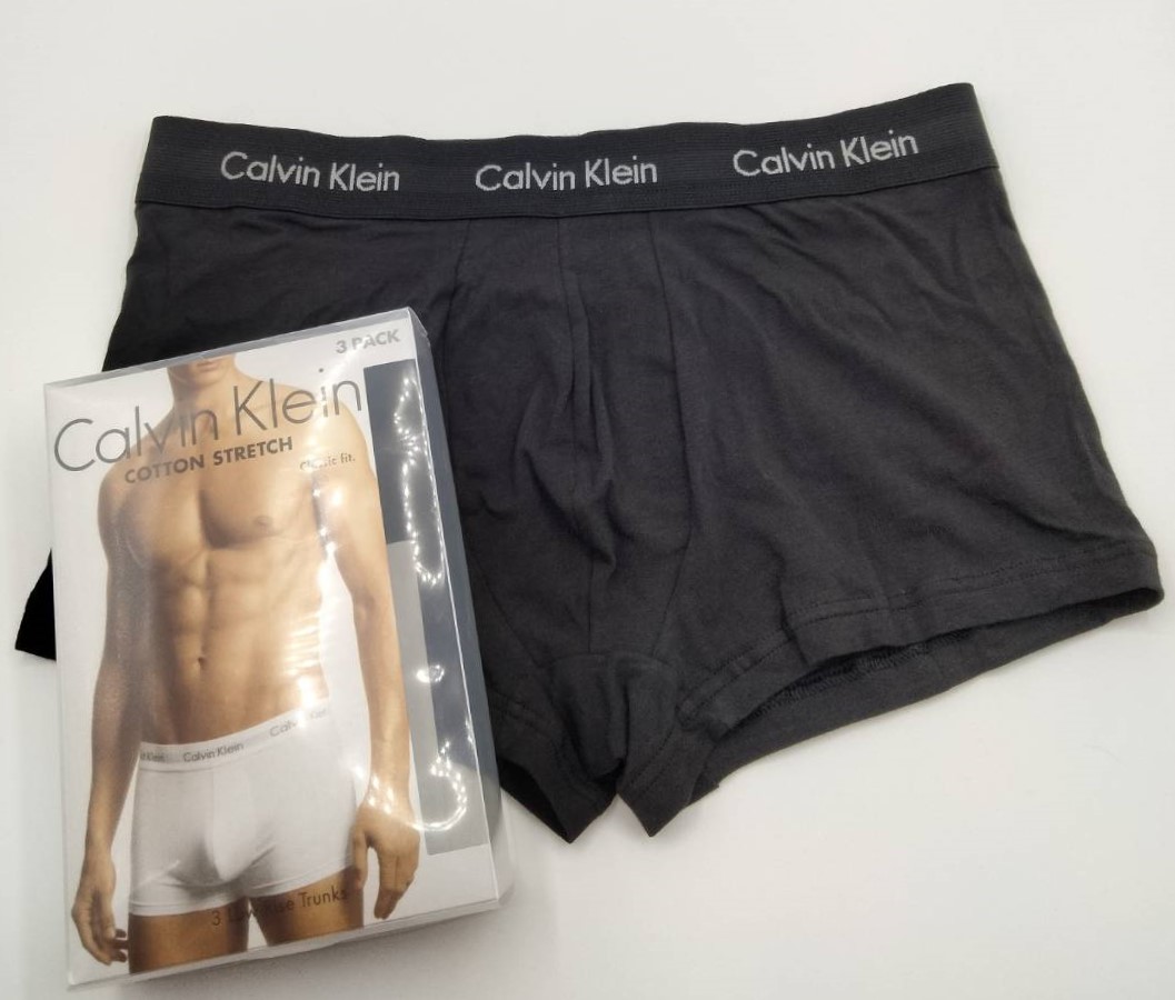 Calvin Klein(カルバンクライン) ローライズボクサーパンツ White×Black Mサイズ 2枚セット メンズボクサーパンツ 男性下着 U2664