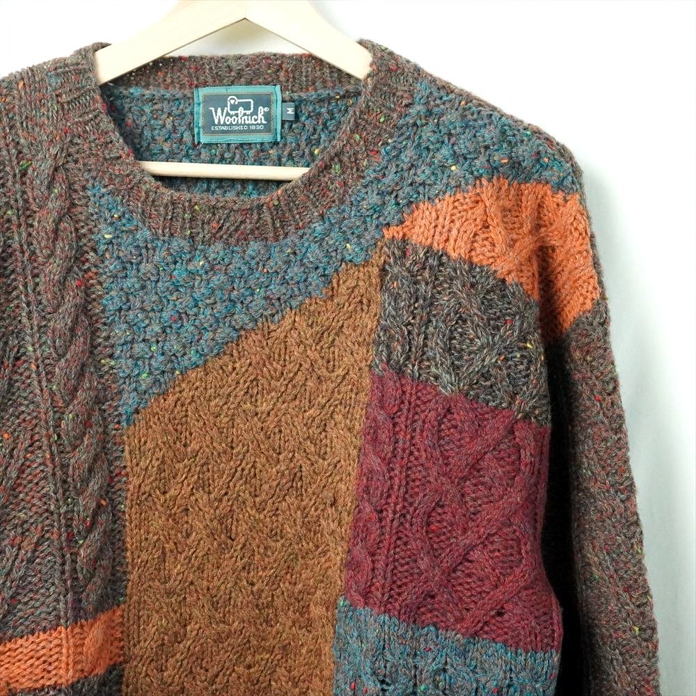 魅力の 80s90s ビンテージ Woolrich ウールリッチ アランセーター
