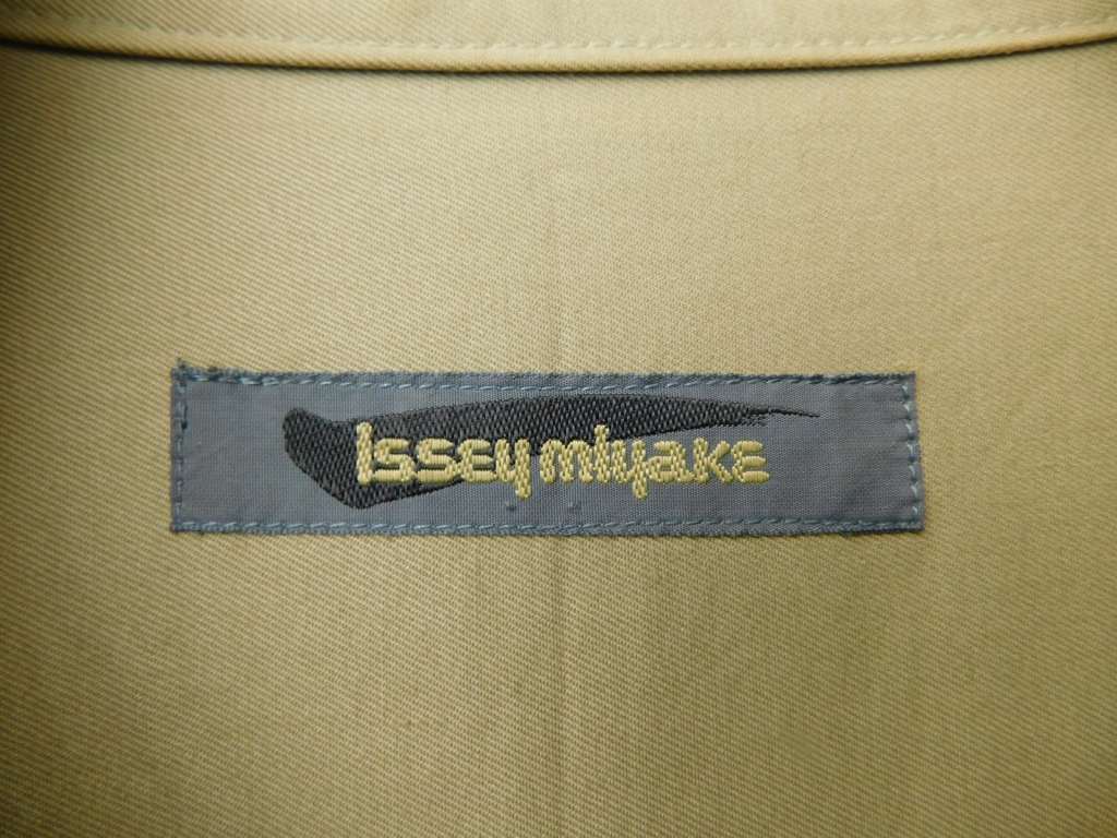 80s 90s ビンテージ ISSEY MIYAKE イッセイミヤケ コクーンコート コットン ベージュ M_画像6