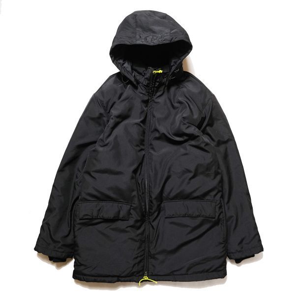 90's ランズエンド LANDS'END フード付き ダウンジャケット 黒 (M) ブラック パーカー 90年代 舊タグ オールド