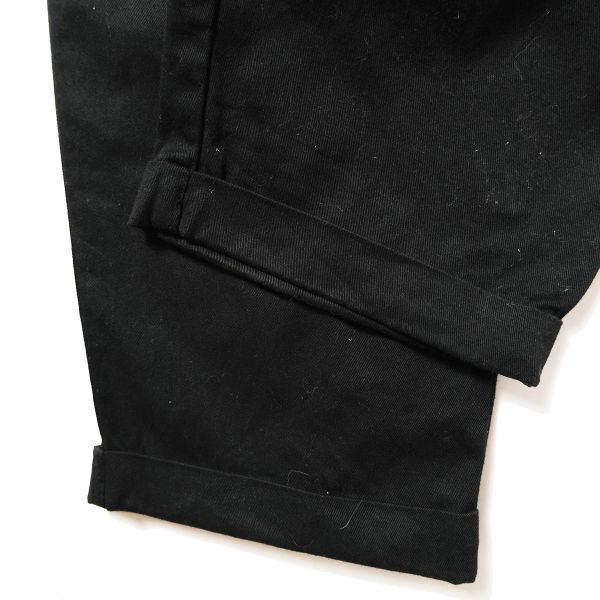 80's 90's リーバイス ドッカーズ ２タック コットン チノ パンツ 黒 (34×32) ブラック Levi's 80年代 90年代 オールド 旧タグ DOCKERS_画像5