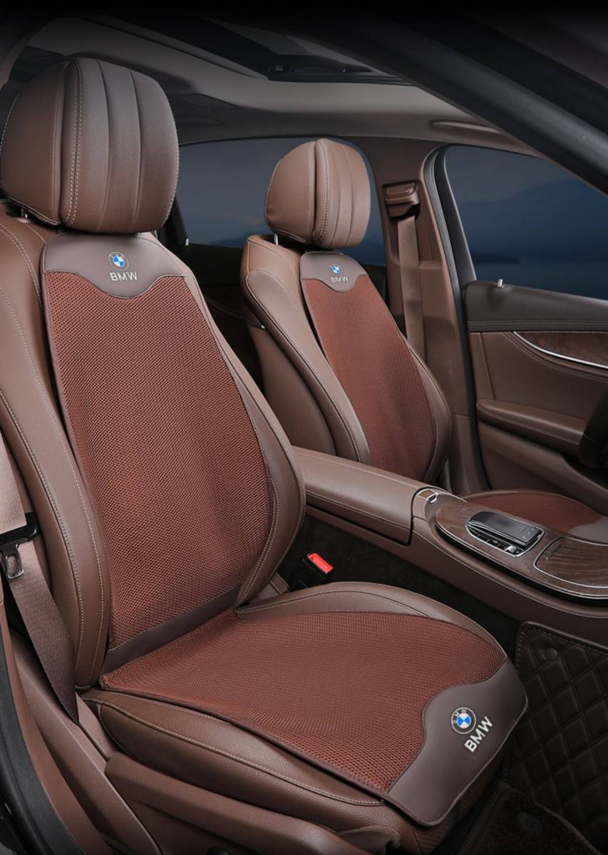 BMW 刺繍ロゴ入り 座布団 3D立体通気性弾性 シートカバーセット シート シートクッションシートカバー 座席の背もたれ 3色選択可_画像3