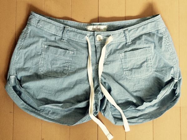 USED* beautiful goods Hollister LA buy lady's short pants pretty is .... stripe 1 S regular goods not yet sale in Japan used 