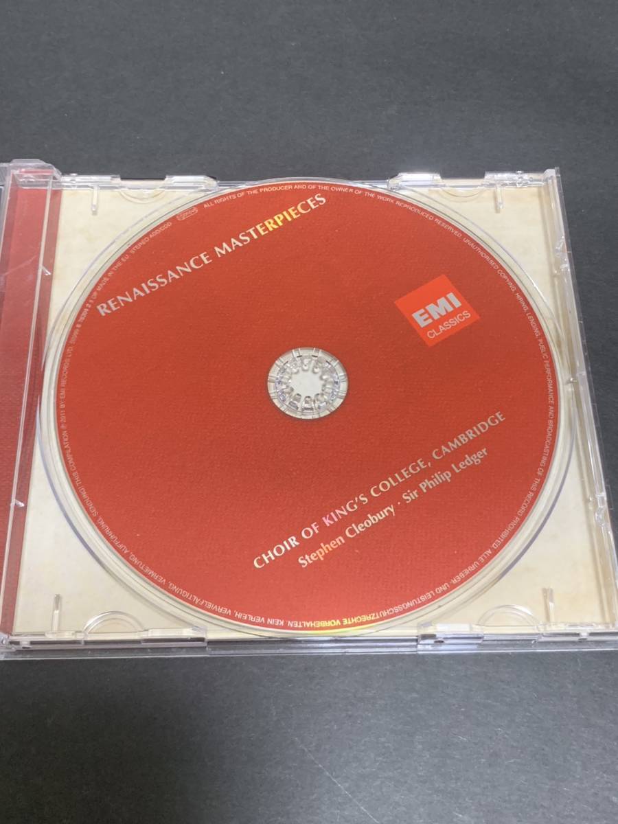 激レア！CD アルバム ★ King's College Choir Various: Renaissance Masterpie CD1250_画像4