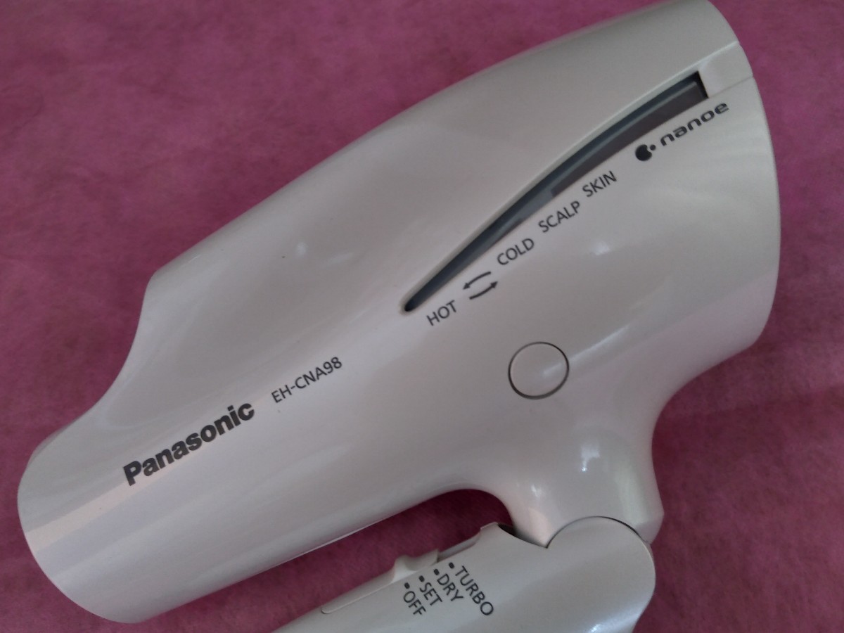 ★Panasonic ヘアードライヤーナノケア EH-CNA98 2017年製 動作品！訳あり！_画像2