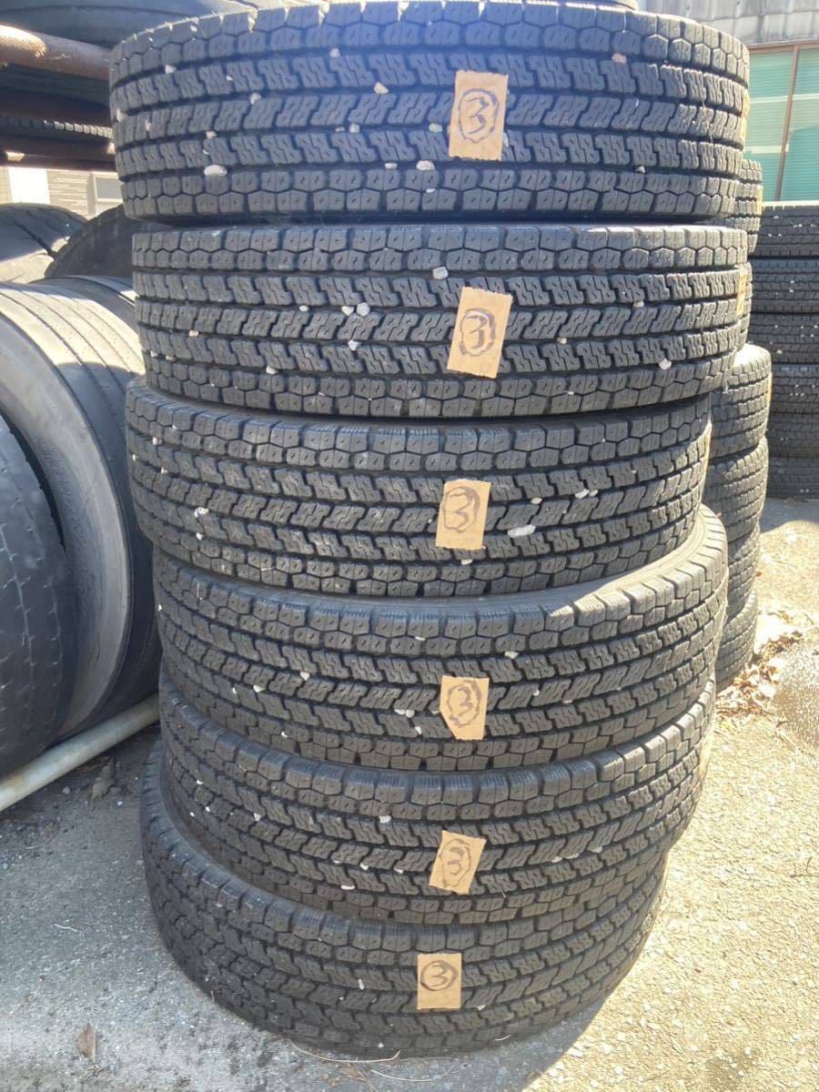 送料込 225/80R17.5 ヨコハマ 902ZEスタッドレス 6本セット 4t
