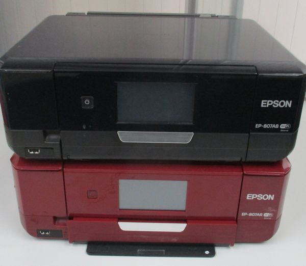 高質 EPSON EP-807A 彡 プリンタ ジャンク品 2台 純正 エプソン