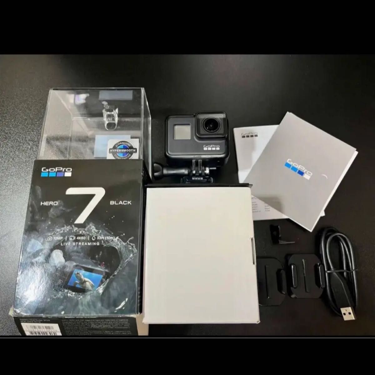 Gopro HERO7 BLACK おまけ多数　純正部品　正規品！ GoPro BLACK HERO6 HERO7 ゴープロ　豪華