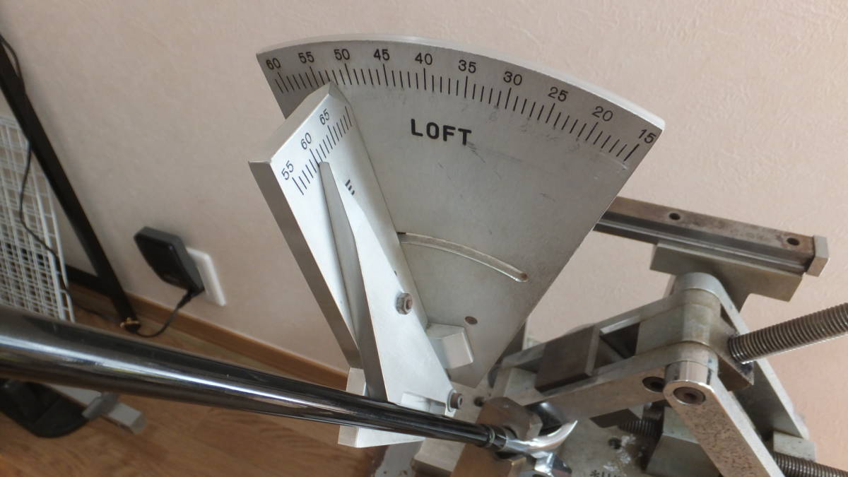  loft angle /lai angle . adjustment . do ( apparatus. sale is not )