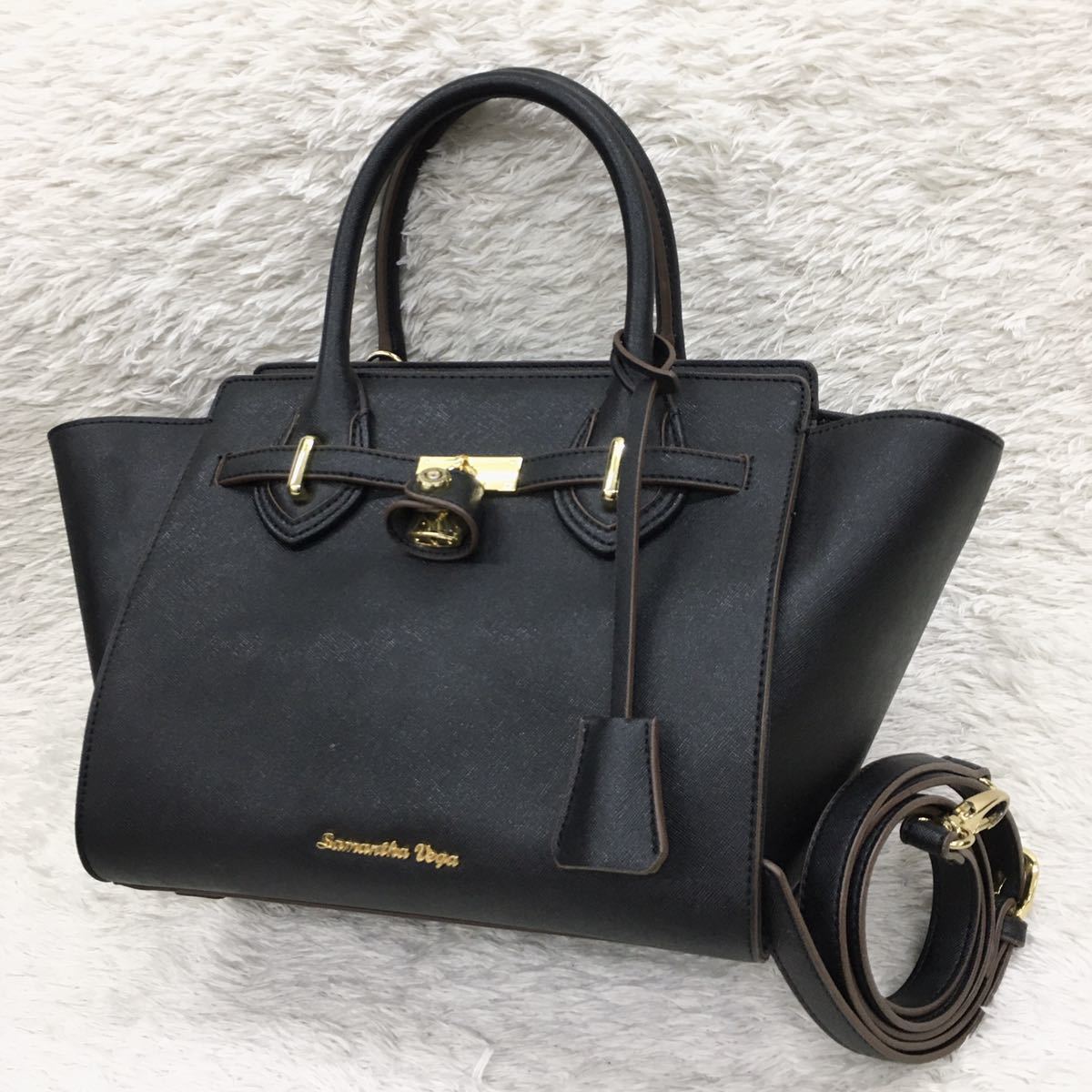 SAMANTHAVEGA サマンサベガ 2way ショルダーバッグ ベルテッド SAMANTHAVEGA サマンサベガ 2way ショルダーバッグ ベルテッド