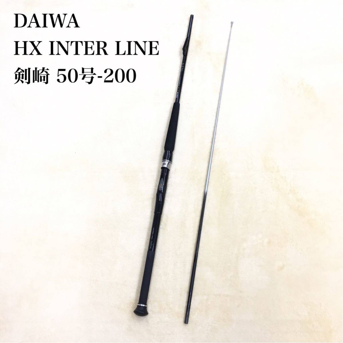 DAIWA HX INTER LINE 剣崎 50号-200 ダイワ ハイパフォーマンス HX インターライン 2ピース 船竿 ロッド 釣具