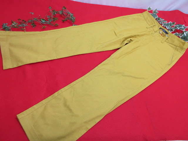 【AS9/クリ】JILL BLAZE/ジルブレイズ　メンズ　パンツ　ズボン　黄土色　Lサイズ_画像1
