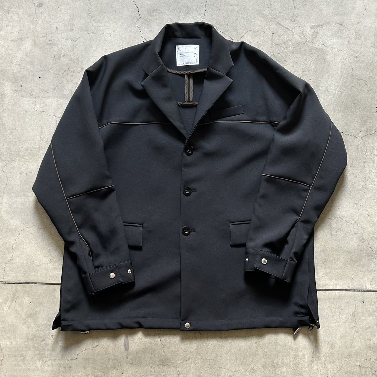 Sản phẩm 22aw sacai サカイ / Technical Jersey Jacket / size 3