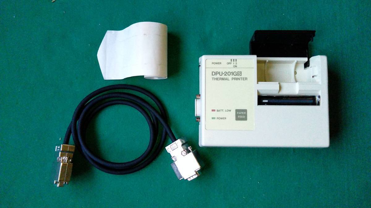 サーマルプリンター セイコーインスツル Seiko Instruments PDU-201G 中古品 簡単な拭き掃除と通電確認済 取説資料なしの画像1