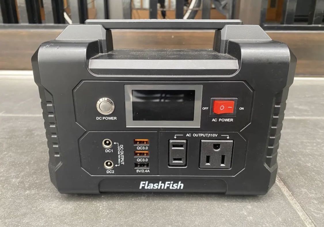 ポータブル電源　Flash Fish E200　非常用　アウトドア用_画像1