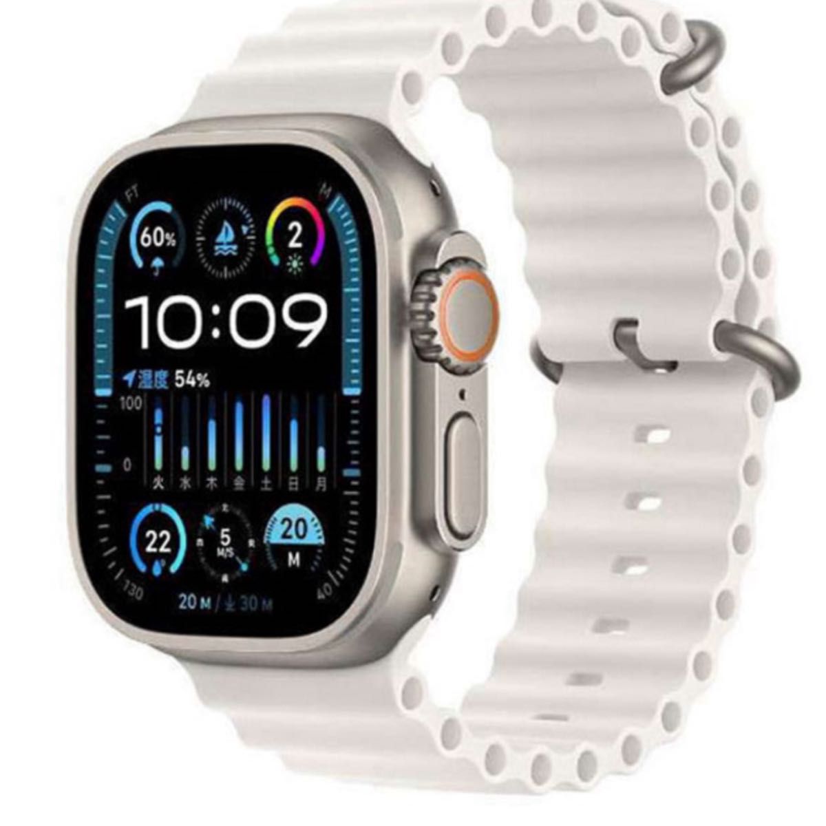 新作【超美品】Apple Watch Ultra 2 ホワイトオーシャンバンド 新作【超美品】Apple Watch Ultra 2 ホワイトオーシャンバンド