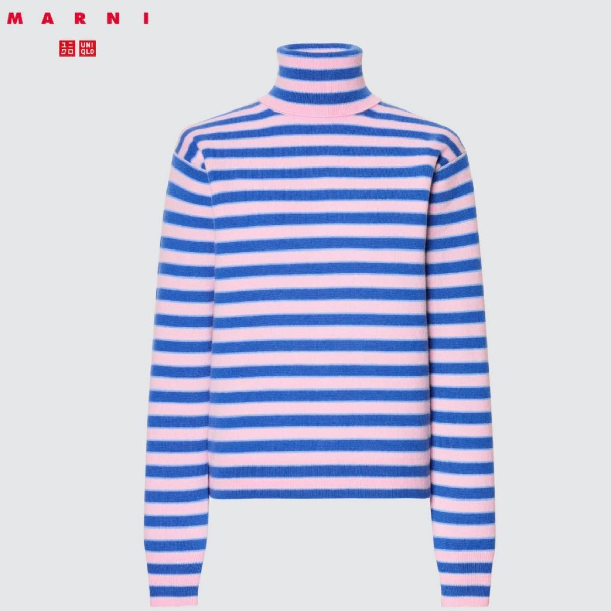UNIQLO MARNI ユニクロマルニ カシミヤボーダータートルネック UNIQLO MARNI ユニクロマルニ カシミヤボーダータートルネック