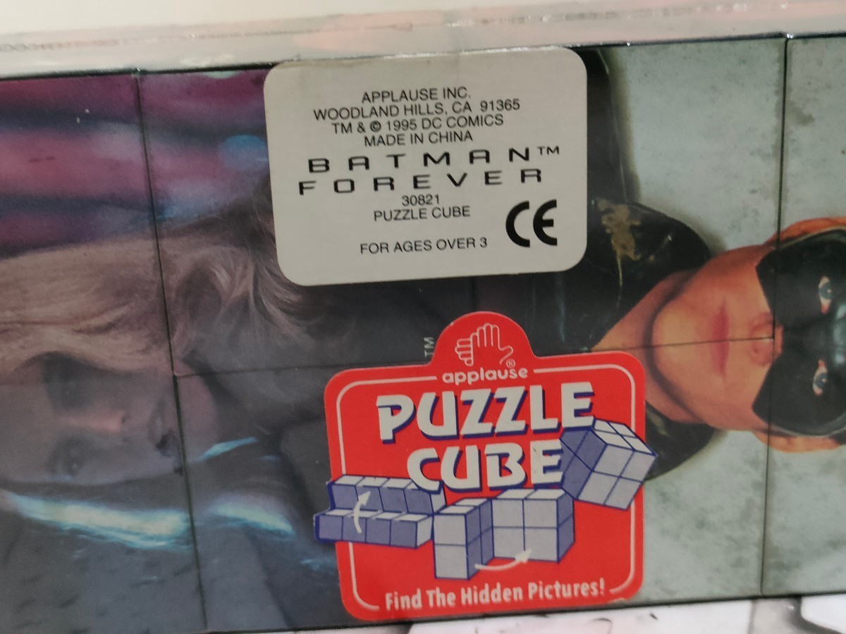 珍品。1995 BATMAN FOREVER　PUZZLECUBE　アメトイ　アメコミ_画像2