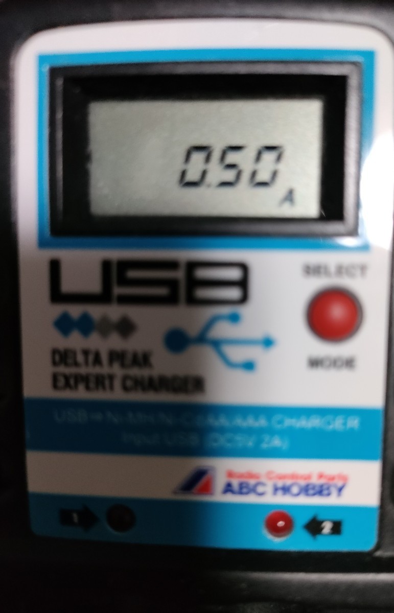 ABCホビー USB.モバイルバッテリー DELTA PEAK EXPERT CHARGER 通電写真あり ミニ四駆等の画像6