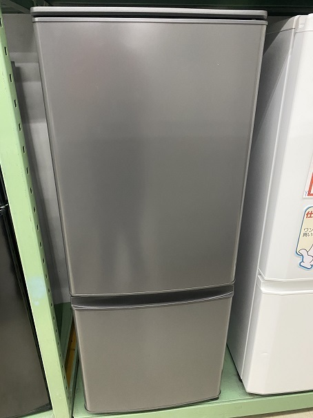 逆輸入 【中古品】三菱 ノンフロン冷凍冷蔵庫 2ドア冷蔵庫 MR-P15F-H