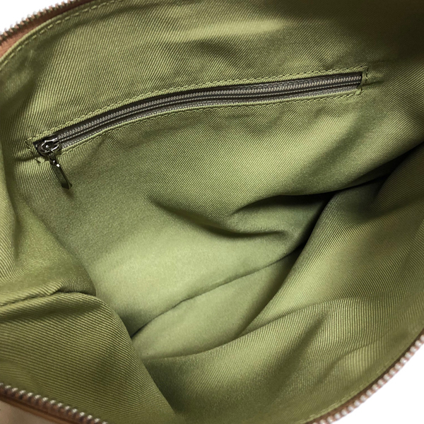  unused gully .rudaga Ran te[CASA] pouch attaching BIG tote bag [ leather pouch only ] original leather Camel clutch bag handbag 