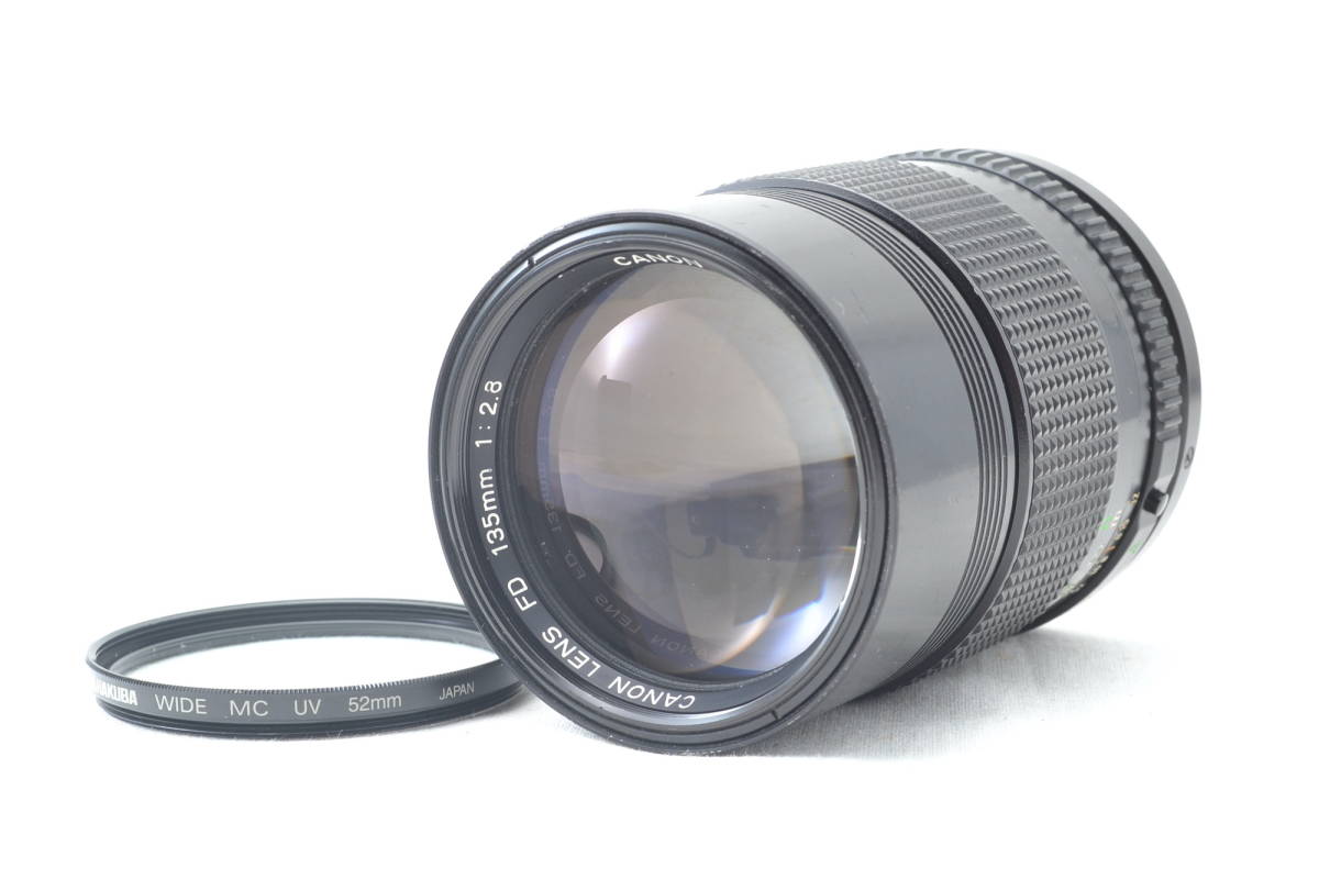 美品 キャノン Canon New FD 135mm f/2.8 マニュアルフォーカス 望遠レンズ #5302