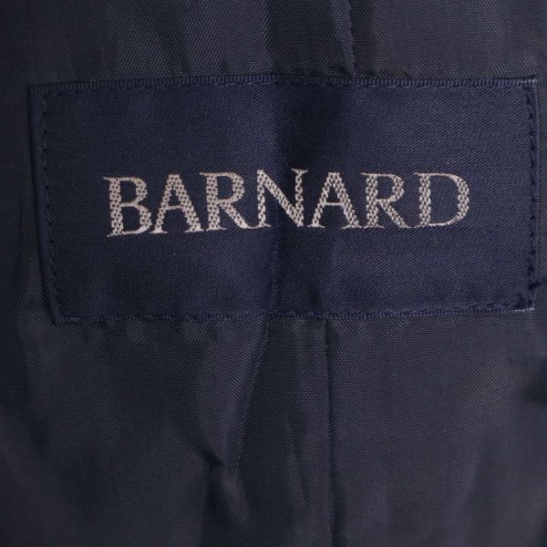 BARNARD バーナード 通年 背抜き 2B テーラード ジャケット Sz.S-M位　メンズ ネイビー　E3G00628_9#U_画像7