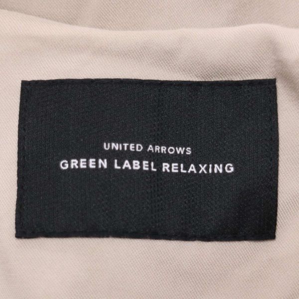 GREEN LABEL RELAXING ユナイテッドアローズ 通年 ベルト付き ノーカラー 羽織り コート Sz.36 レディース E3T02278_9#Oの画像5