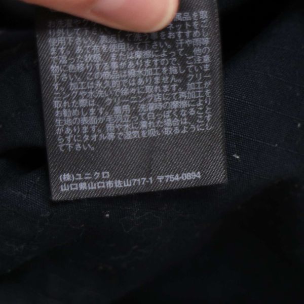 UNIQLO AND LEMAIRE ユニクロ ルメール 通年 2way ライナー付き★ フーディー コート Sz.M　レディース 黒　E3T02312_A#O_画像8