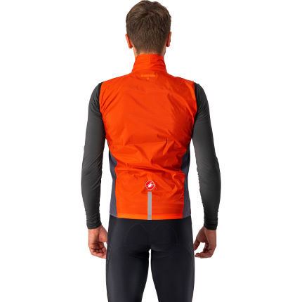 【新品 即決即日発送】Castelli カステリ / SQUADRA STRETCH VEST / FIERY RED-DARK GRAY / Lサイズ