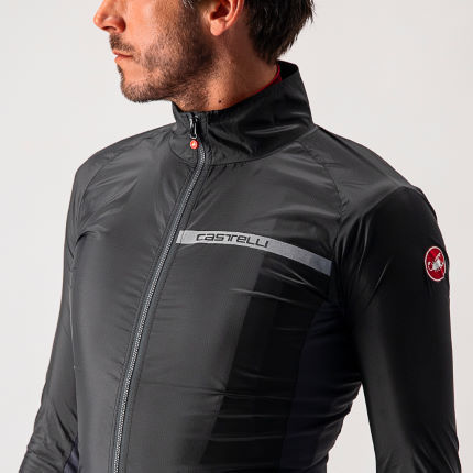 【新品 即決即日発送】Castelli カステリ / SQUADRA STRETCH JACKET / BLACK-DARK GRAY / Lサイズ_画像4