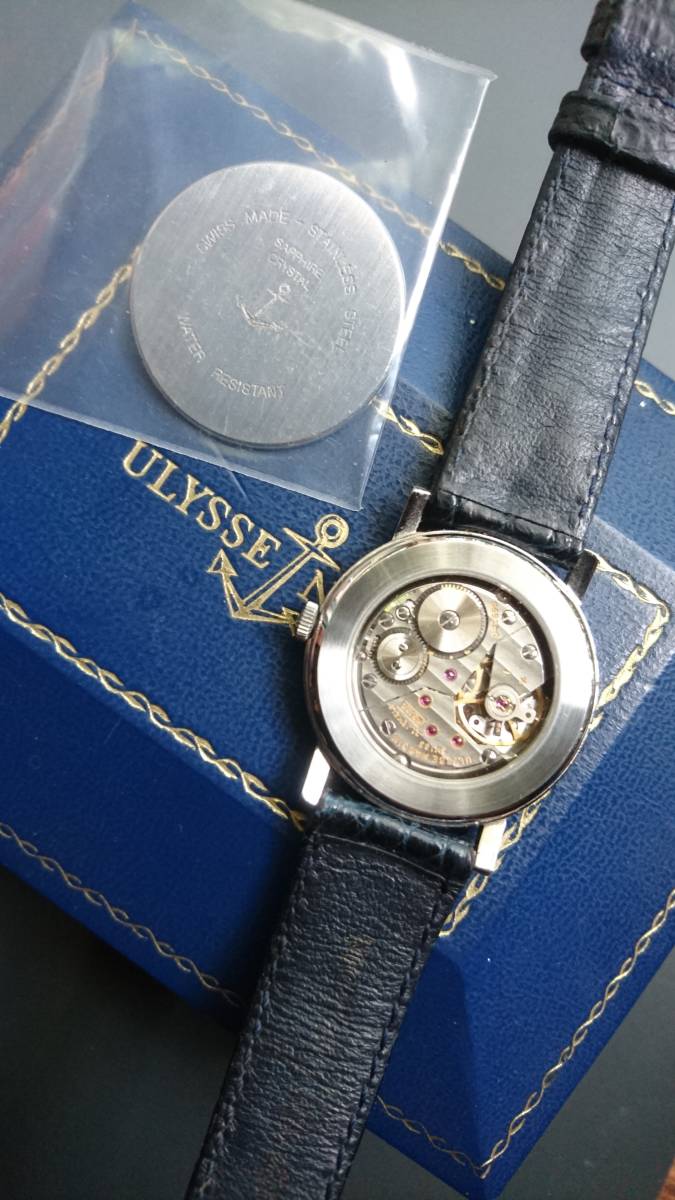  原文:Ulysse Nardin ユリスナルダン 手巻き 裏スケ特注品