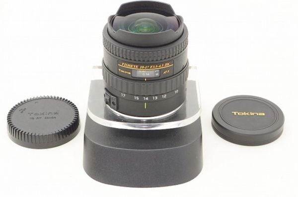 ☆極上美品☆ Tokina トキナー 10-17mm F3.5-4.5 AT-X 107 DX Fisheye Canon用 ♯23092802