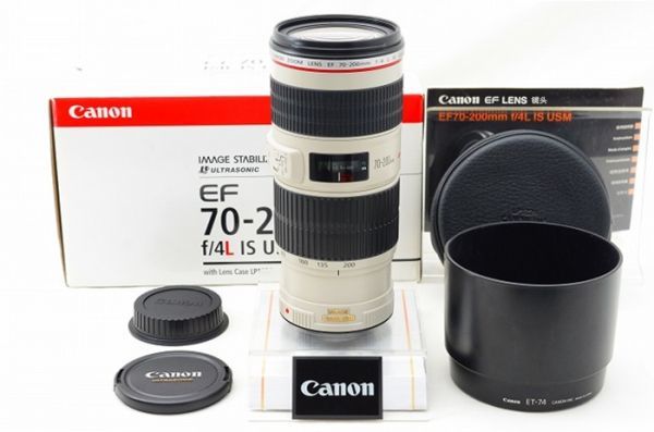 ☆極上美品☆ Canon キャノン EF 70-200mm F4 L IS USM 元箱 付属品