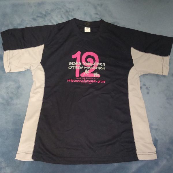 マラソン・Tシャツ（2008大阪・淀川市民マラソン・デザイン）半袖・Fサイズ_画像1