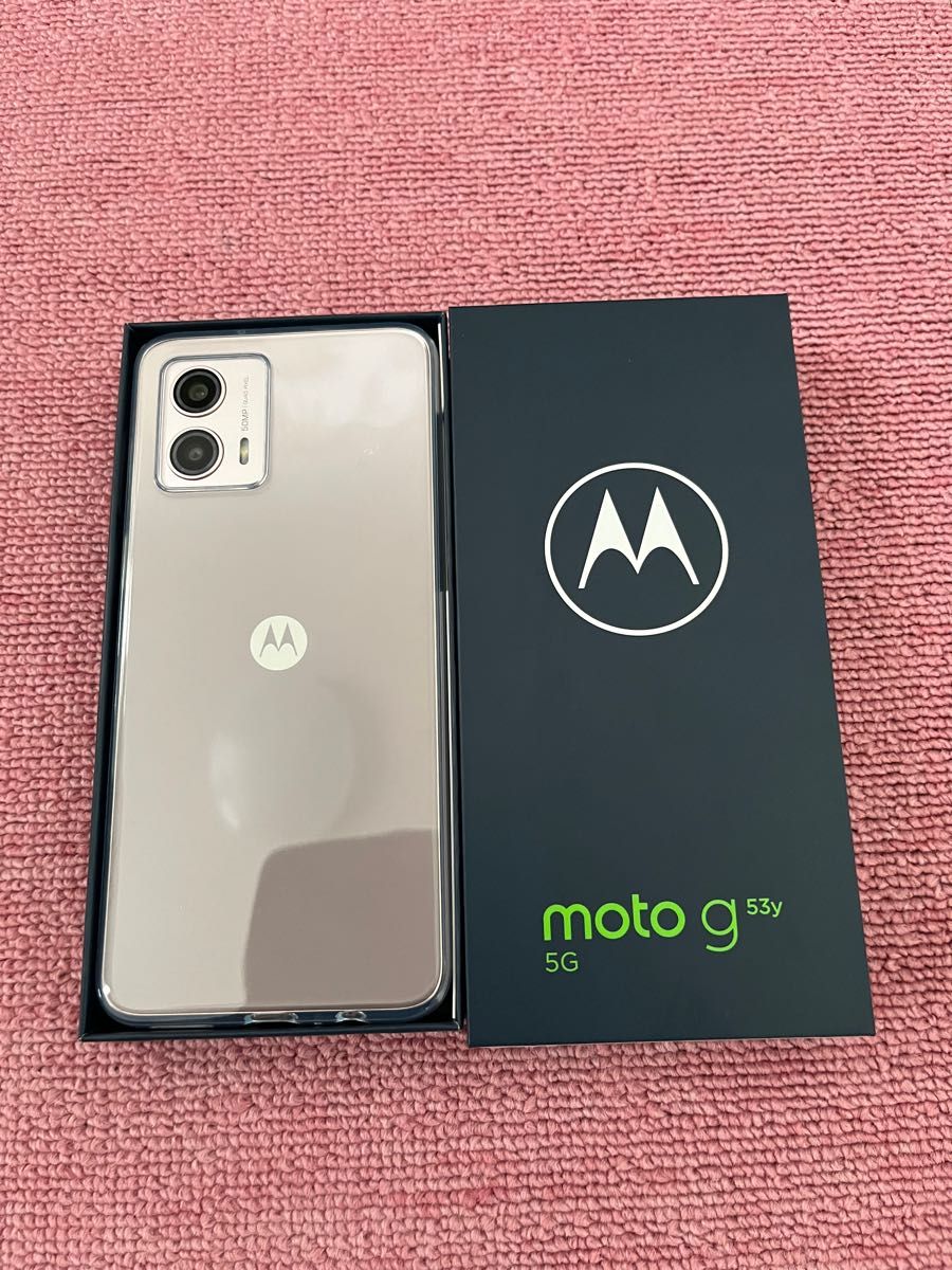 moto g 53y 5g 128GB SIMフリー ペールピンク｜PayPayフリマ