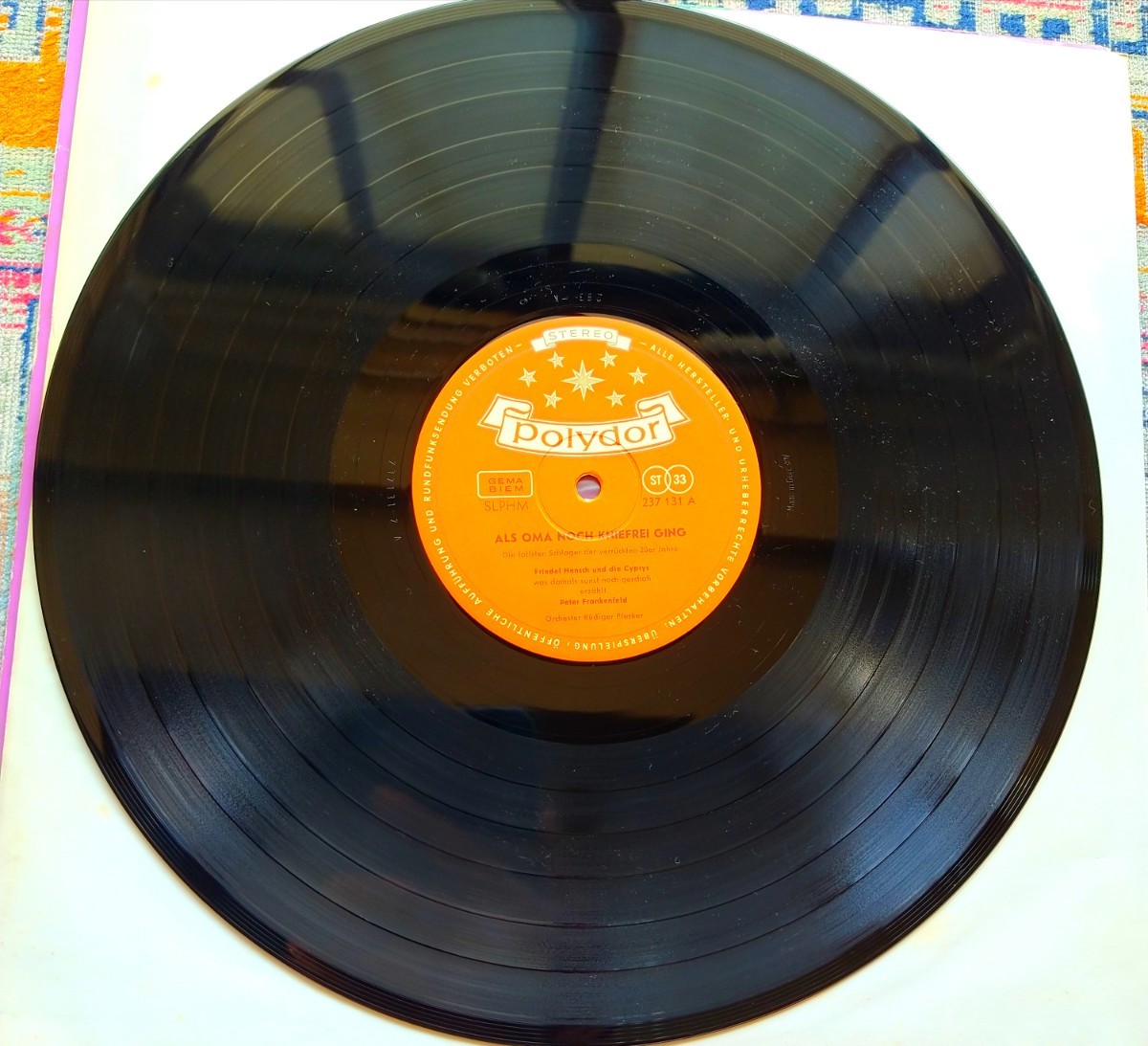 独LP FRIEDEL HENSCH &CYPRYS 1963年発売 ジャケット上部左右に小ハゲ 盤は綺麗です。_画像2