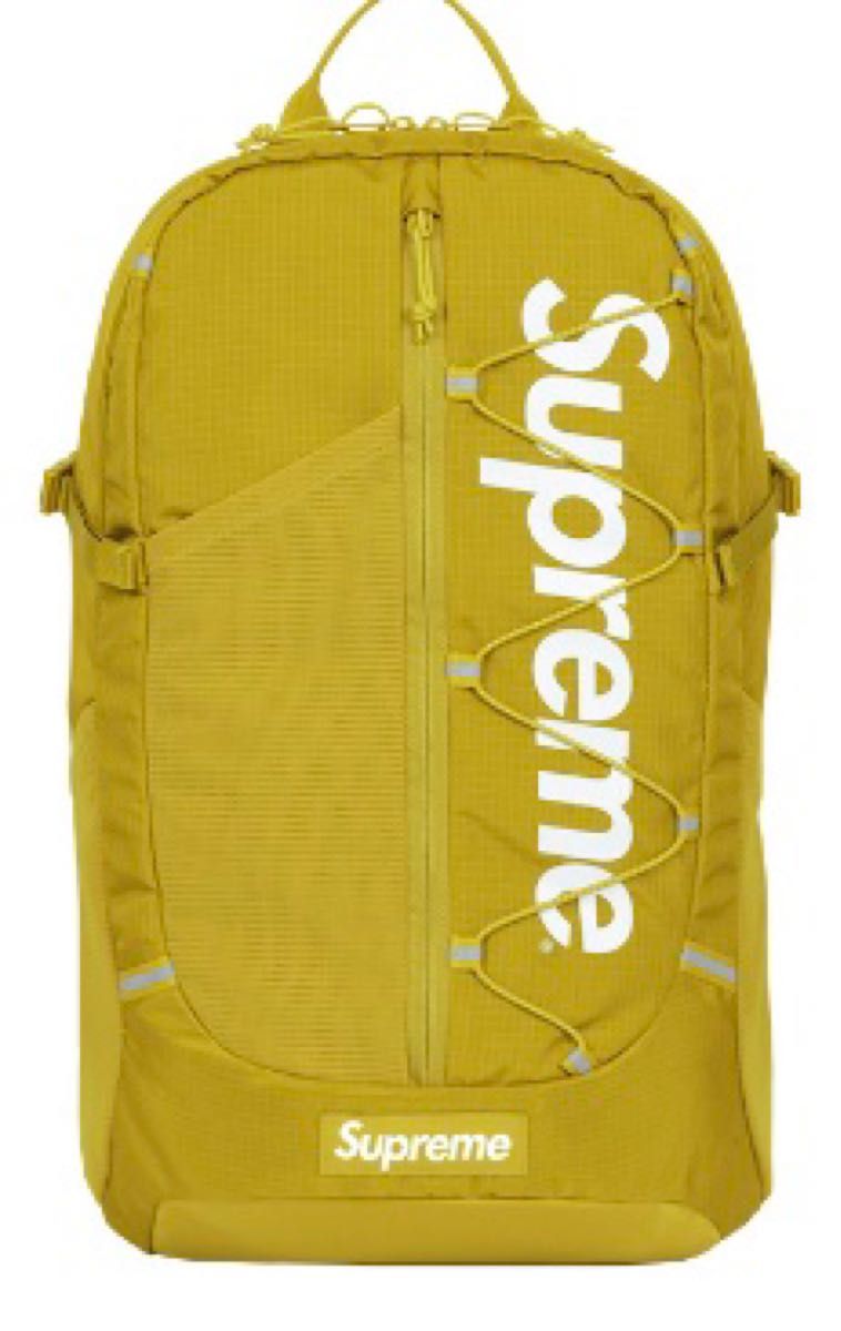 supreme 17ss 名作 バックパック レアカラーイエロー 希少 シュプリーム