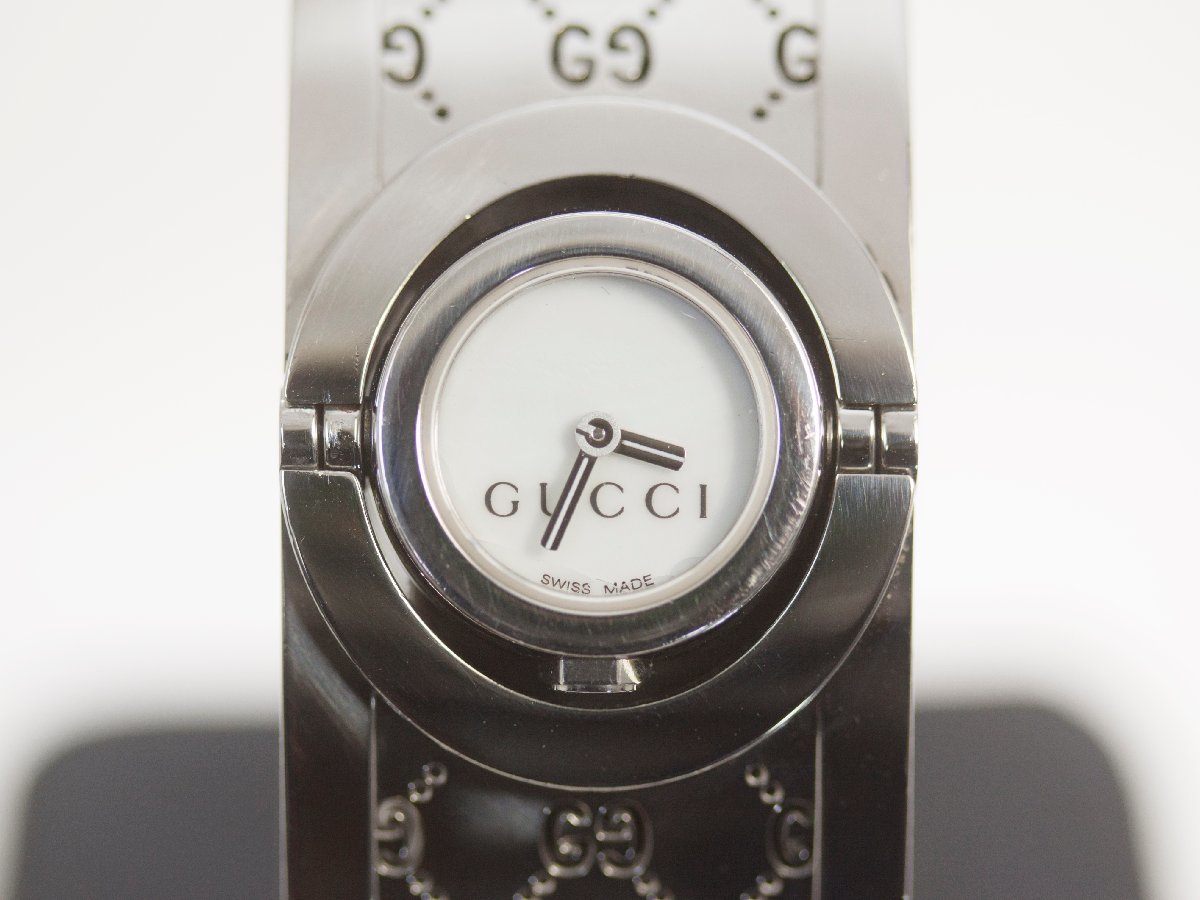日本人気超絶の GUCCI グッチ Gタイムレス 126.5 ピンクシェル文字盤