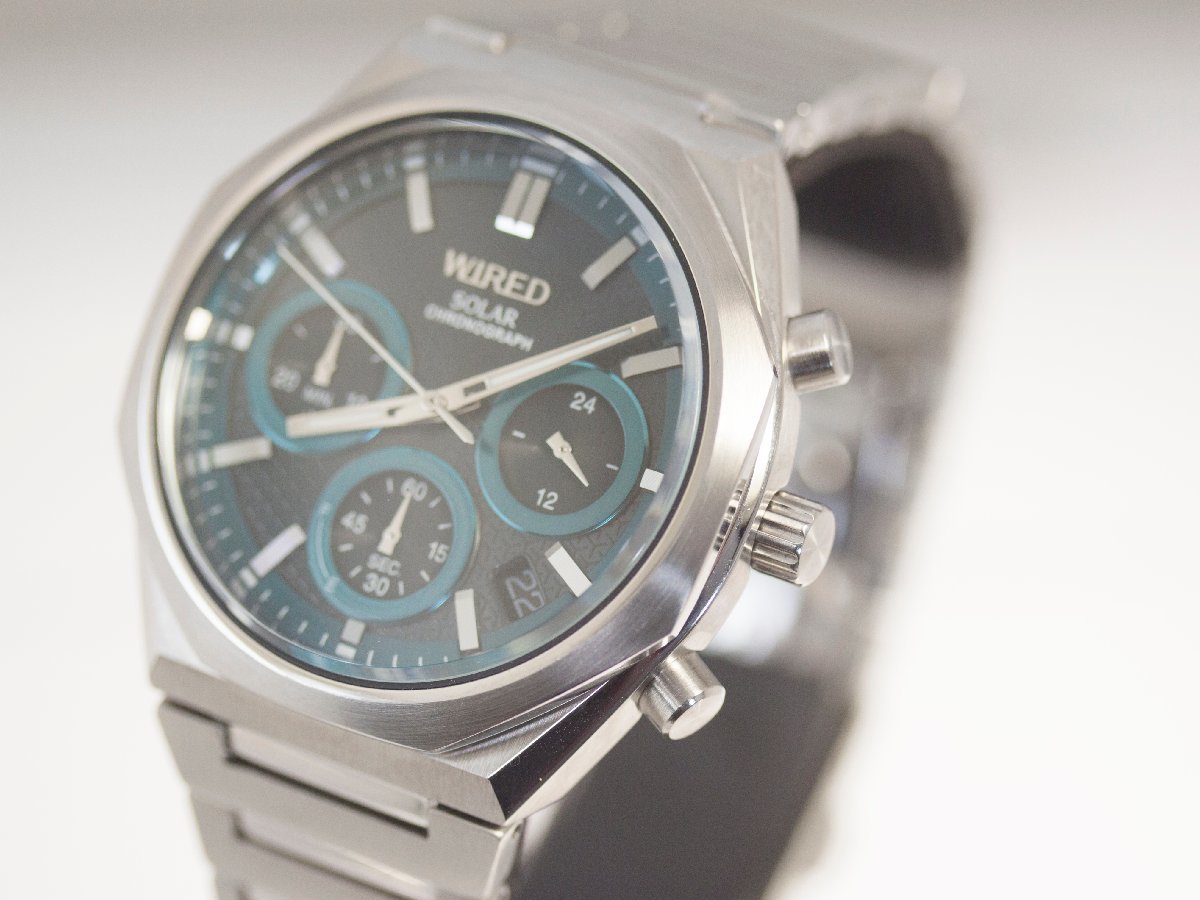 【SEIKO WIRED】セイコー ワイアード AGAD418 VR42-KMH0 ソーラー メンズ 腕時計【中古品】_画像2