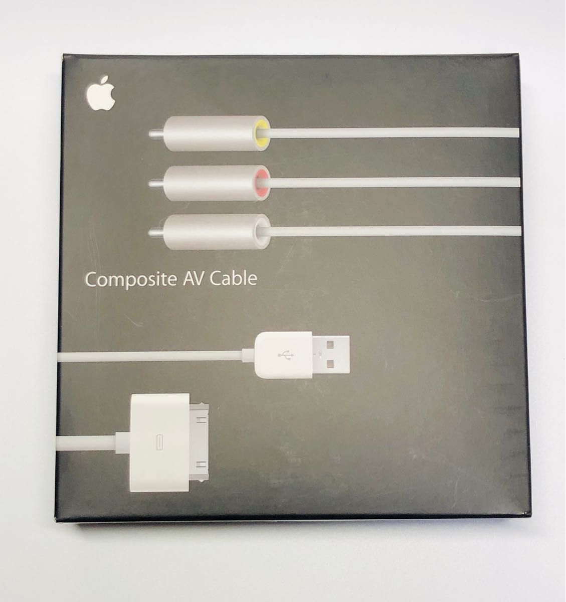 Apple Composite AV Cable コンボジットAVケーブル未開封-