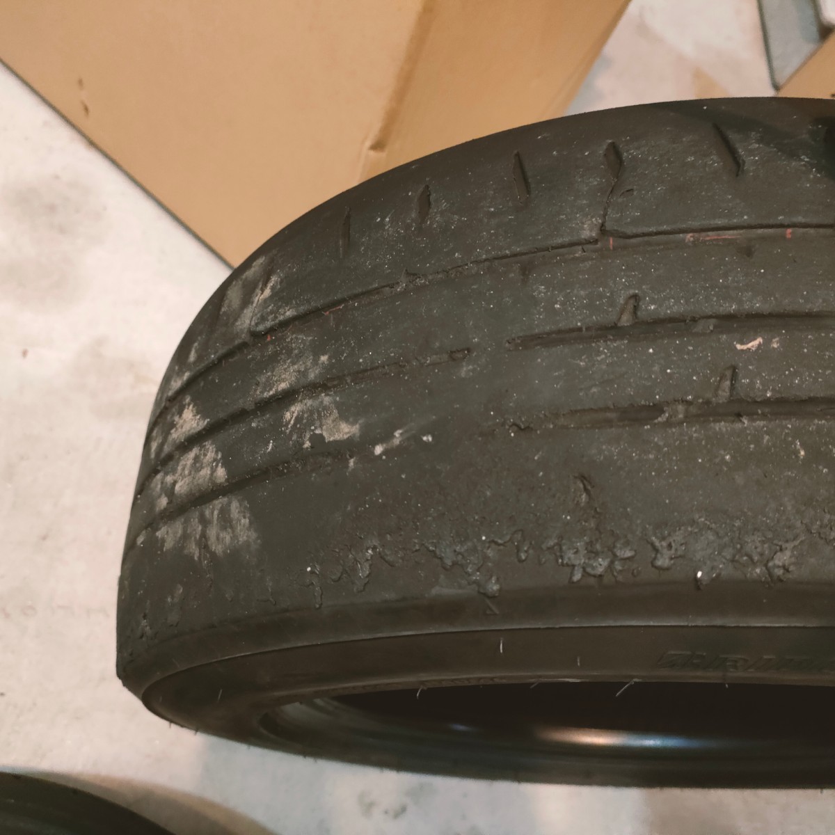 BRIDGESTONE RE-71RS 165/60R13 73H 2本セット 溝約2mm 20年06週_画像6